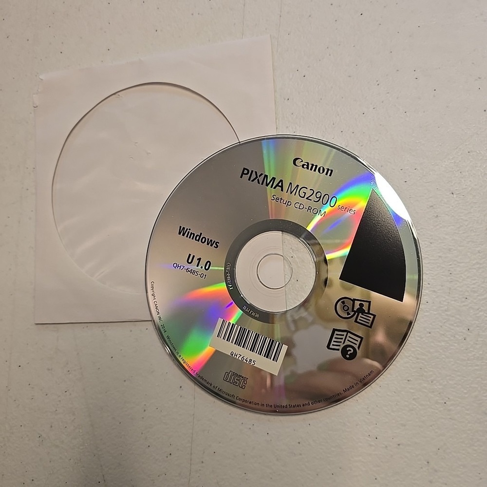 Canon Pixma MG2900 Setup Install CD Used‎